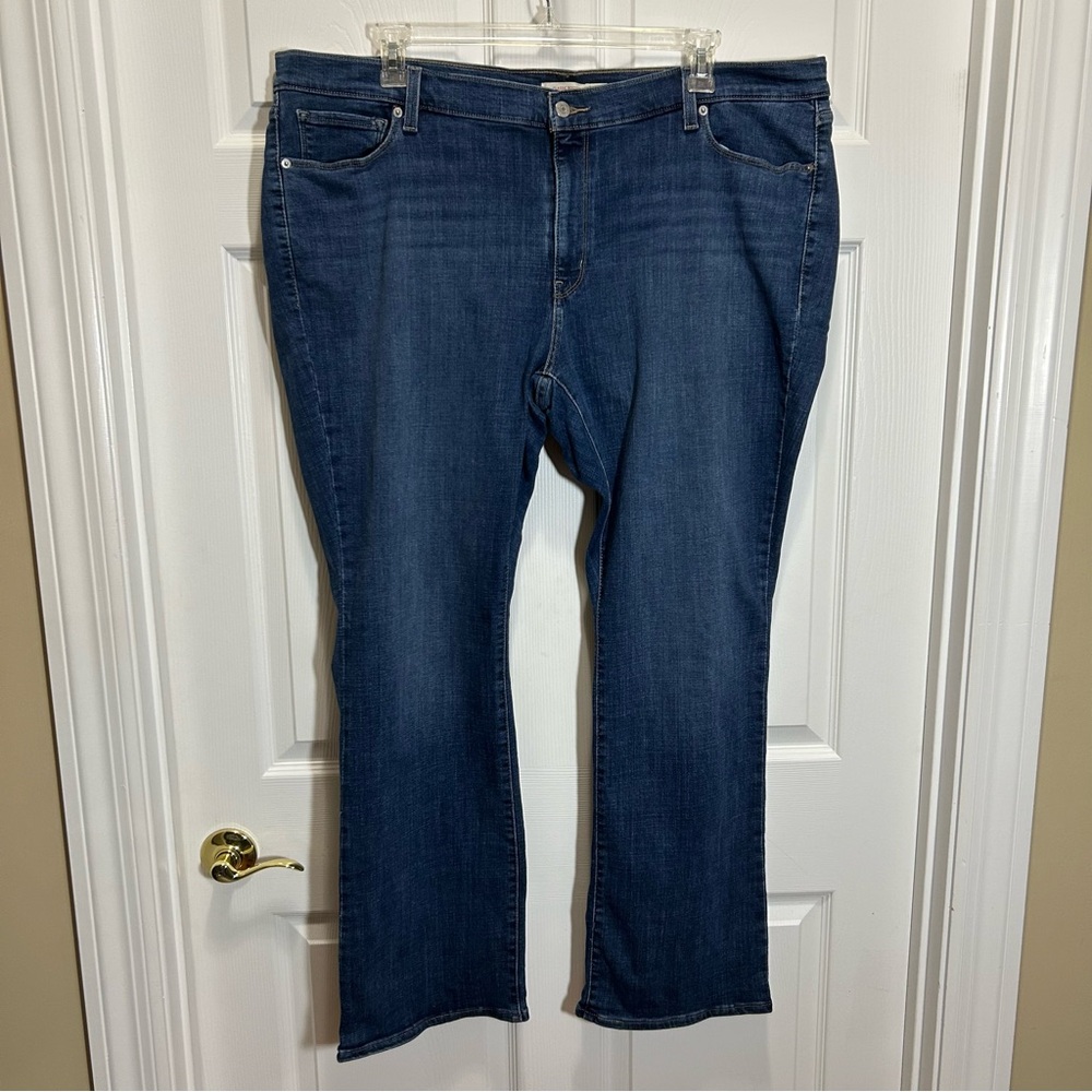 Levi's Dark Blue Classic Boot Cut Jeans